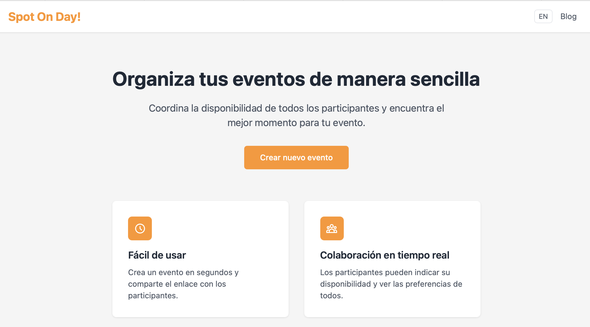 Spot On Day - Organizador de eventos
